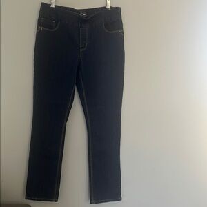 Reitmans Blue Straight Leg Jeans Classic Style